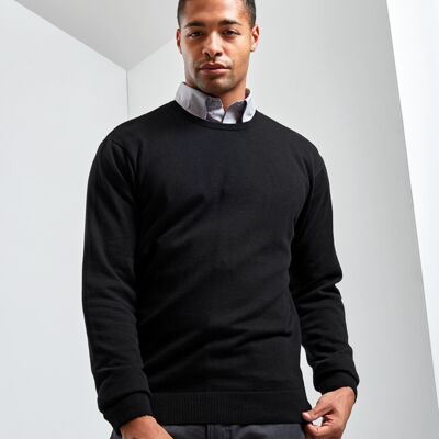 Premier Cotton Rich Crew Neck Sweater Thumbnail