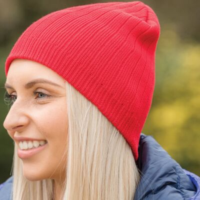 Double knit cotton beanie hat Thumbnail